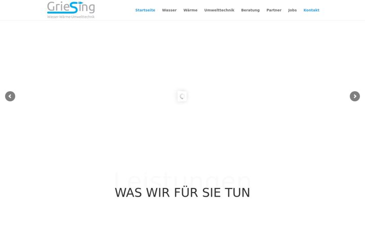 Screenshot of waerme-griesing.de