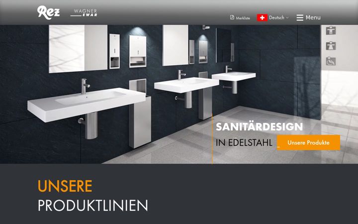 Screenshot of wagner-ewar.ch