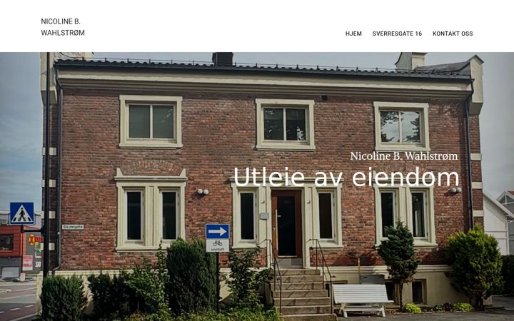 Screenshot of wahlstromeiendom.no