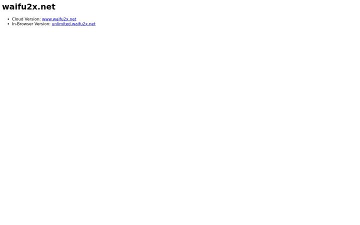 Screenshot of waifu2x.net