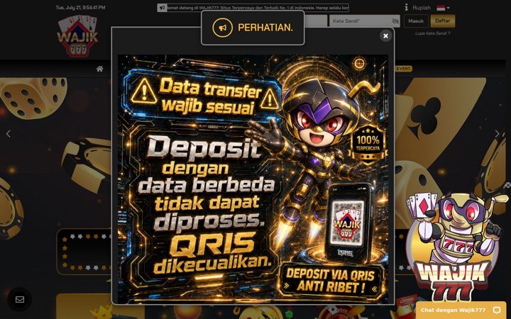 Screenshot of wajik777.haus