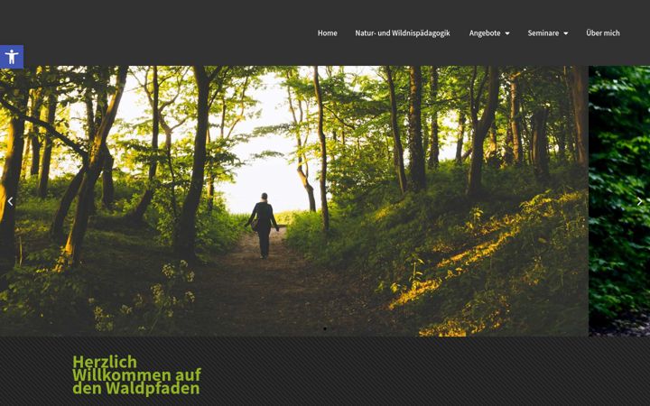 Screenshot of wald-pfade.de