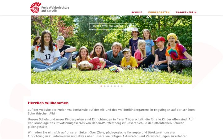 Ekraanipilt saidist waldorfschule-engstingen.de