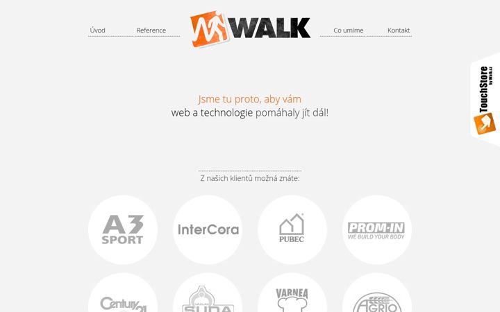 Screenshot of walk.cz