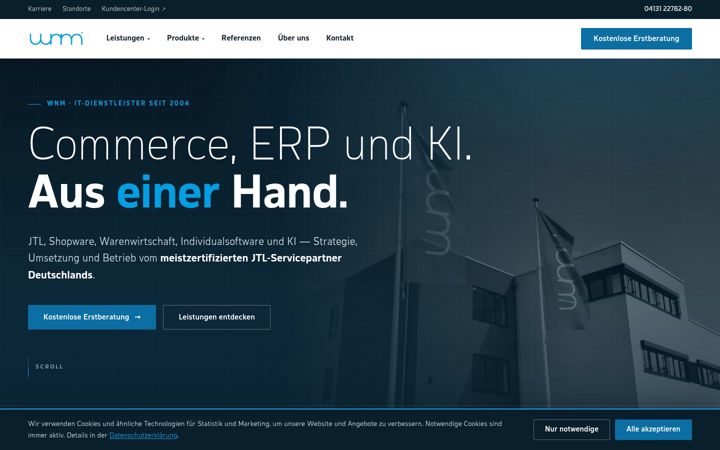Screenshot of walkenewmedia.de