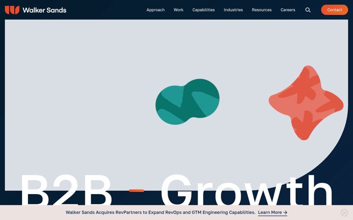 Screenshot of walkersands.com