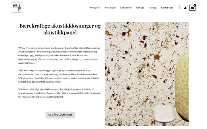 Screenshot of wall-it.no