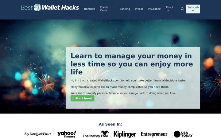 Screenshot of wallethacks.com