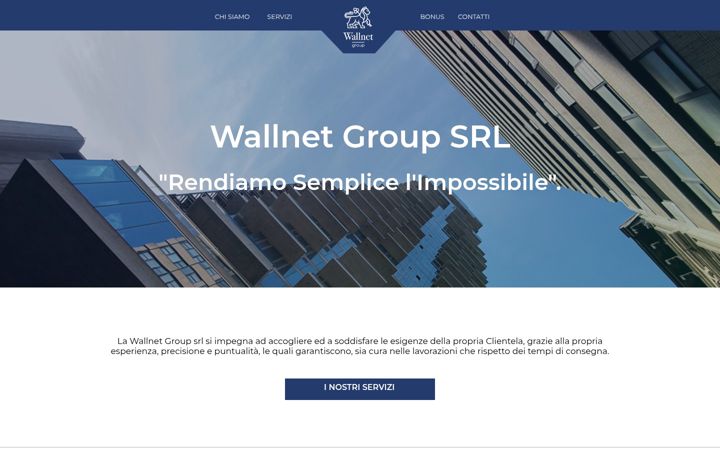 Captură de ecran a wallnetgroup.com