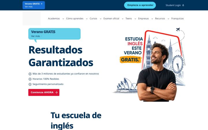 Screenshot di wallstreetenglish.es