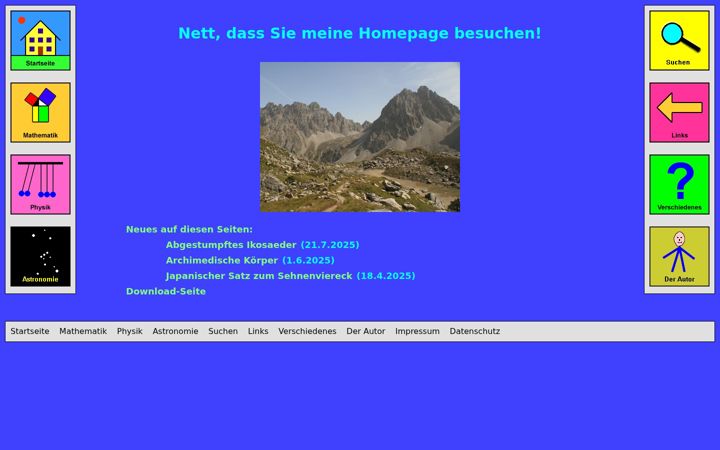 Screenshot von walter-fendt.de