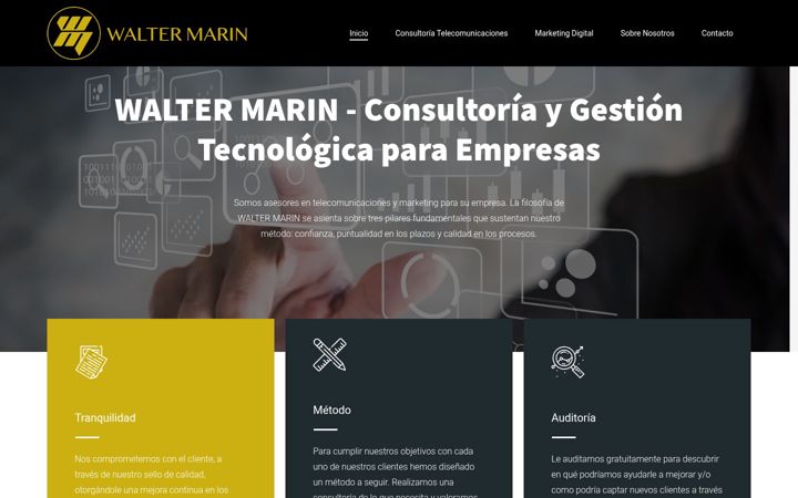 Screenshot of waltermarin.es