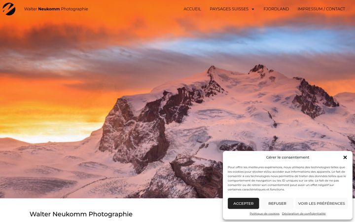 Screenshot του walterneukommphoto.ch