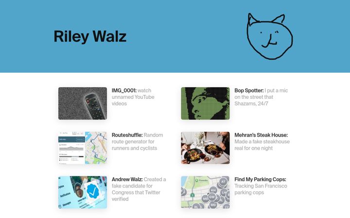 Screenshot of walzr.com