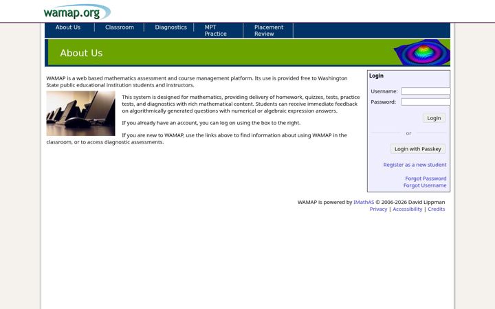 Screenshot of wamap.org