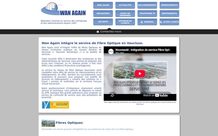 Screenshot of wanagain.net