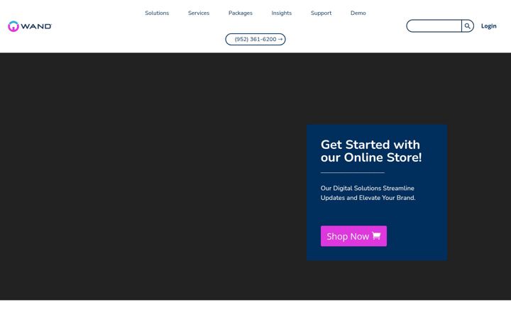 Screenshot of wandcorp.com