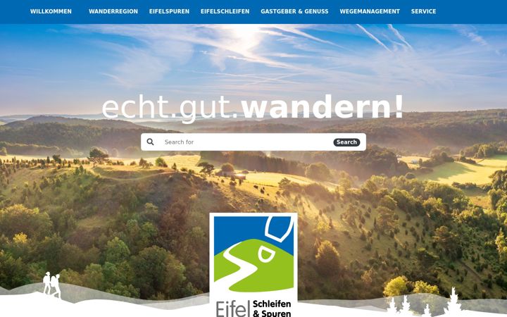 Captura de pantalla de wanderwelt-nordeifel.de
