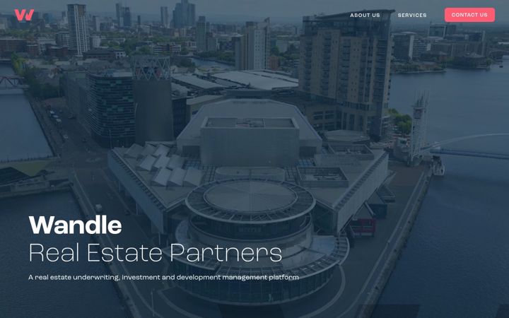 Captura de pantalla de wandlepartners.com