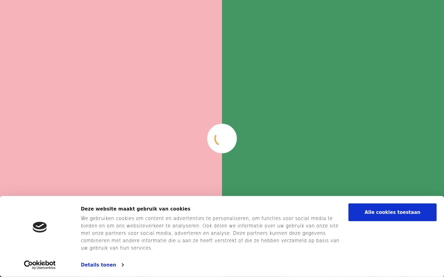 Snímek obrazovky baneru souhlasu zobrazeného před jakoukoli interakcí