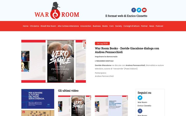 Screenshot of war-room.it