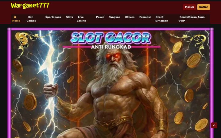 Snímek obrazovky warganet777.com