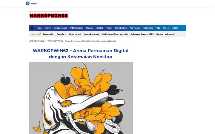 Screenshot of warkopwin62.com