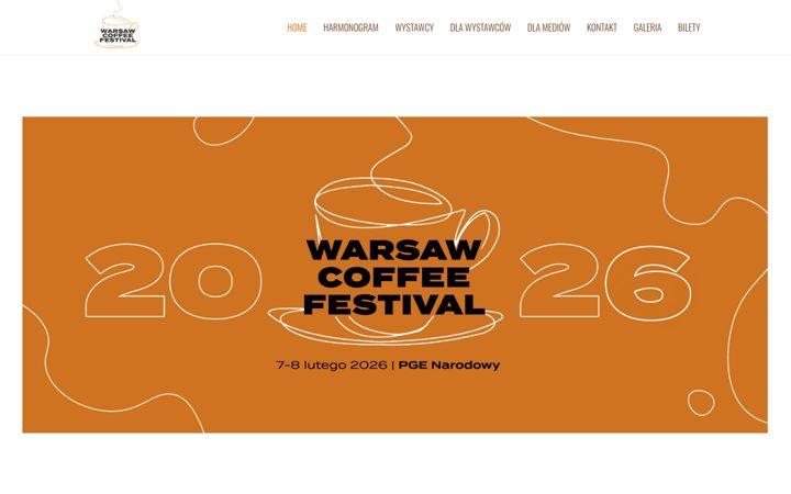 Screenshot di warsawcoffee.pl