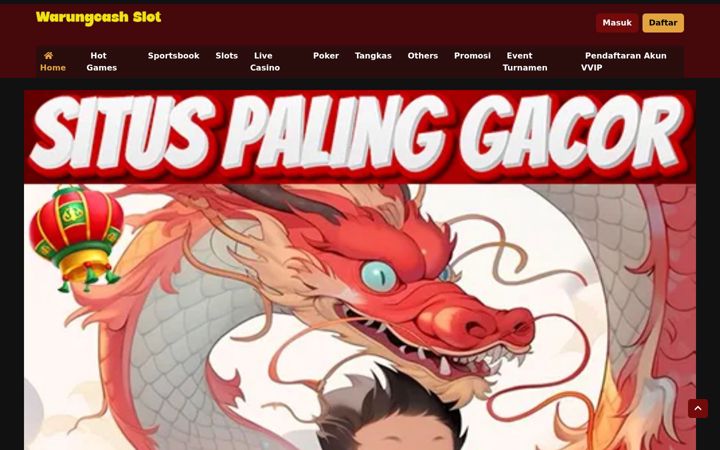 Screenshot of warungcashslot.com