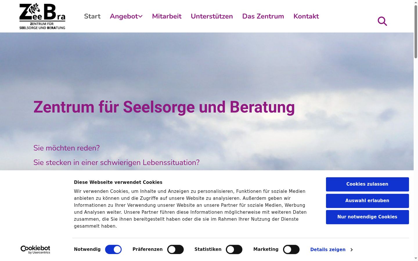 Screenshot tal-banner tal-kunsens muri qabel kwalunkwe interazzjoni