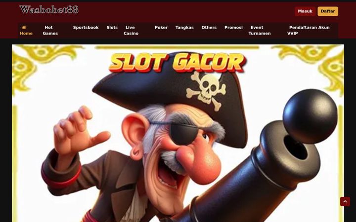 Screenshot of wasbobet88.com