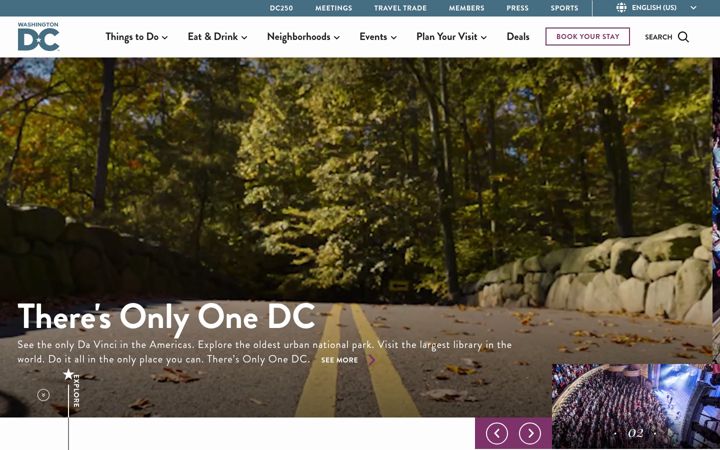 Screenshot ta' washington.org