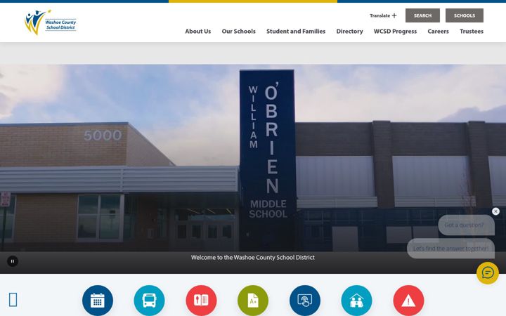 Képernyőkép: washoeschools.net