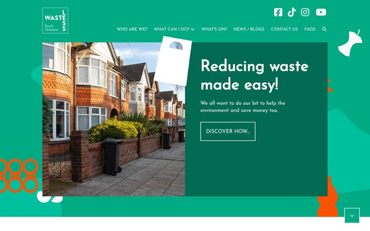 Screenshot ta' wasteless-sy.co.uk