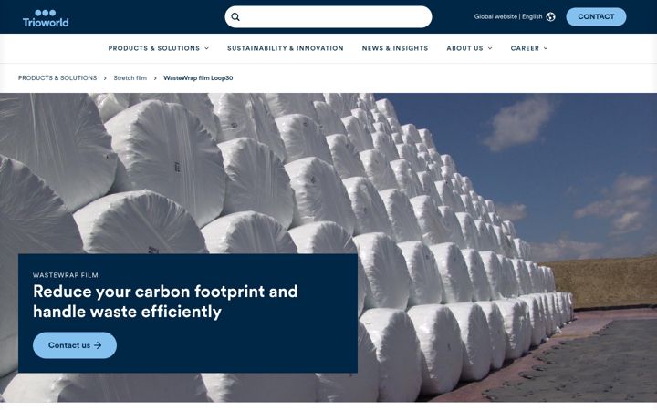 Screenshot of wastewrap.uk