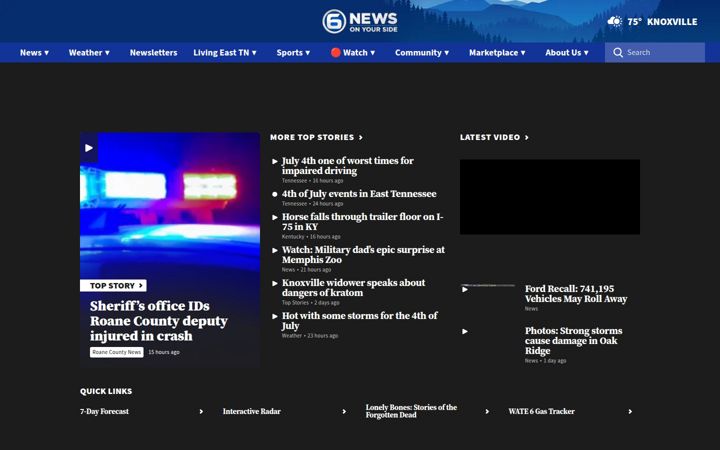 Screenshot von wate.com