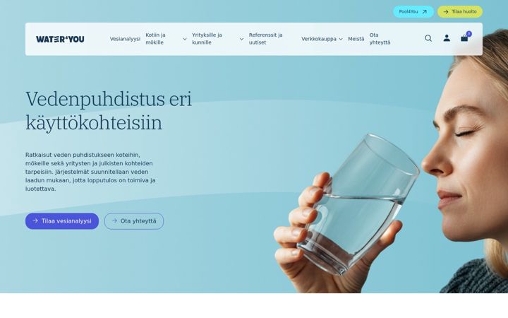Screenshot von water4you.fi