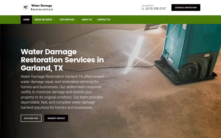Screenshot of waterdamagerestorationgarlandtx.services