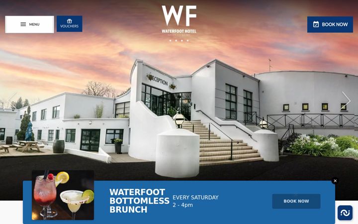 Screenshot of waterfoothotel.com