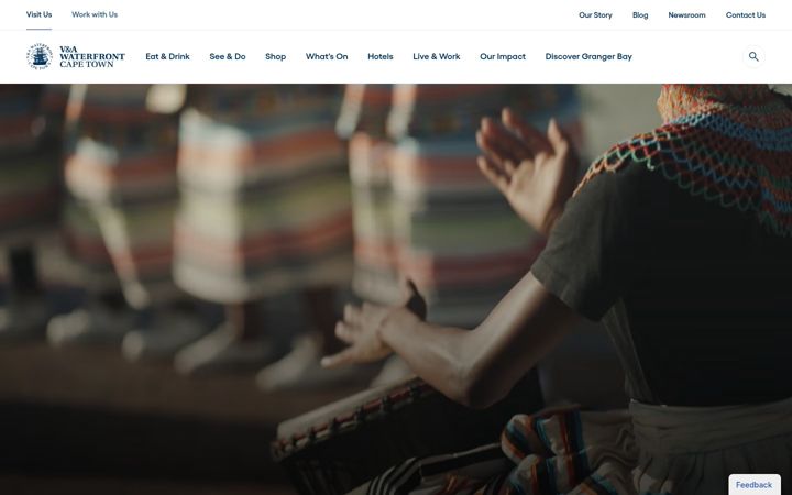 Screenshot of waterfront.co.za