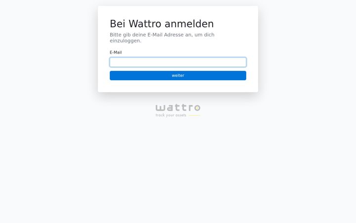 Screenshot of wattro.io