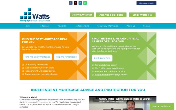 Screenshot of watts-ifa.com
