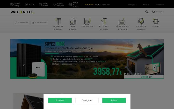 Screenshot of wattuneed.com