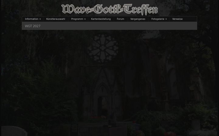 Screenshot of wave-gotik-treffen.de