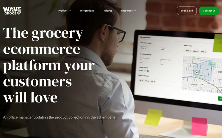 Screenshot of wavegrocery.com