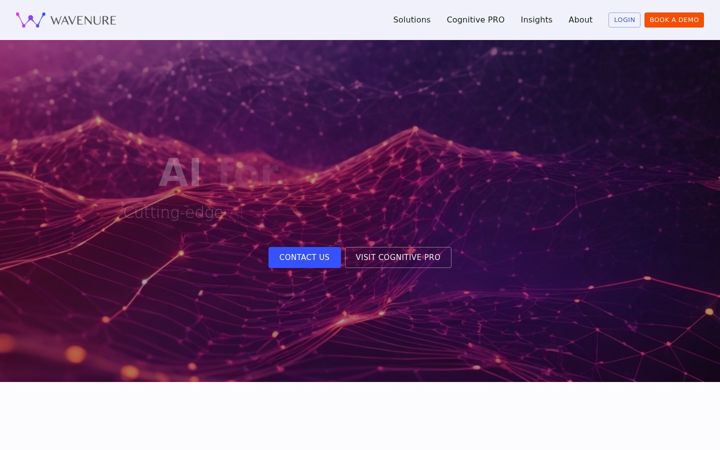 Screenshot of wavenure.ai