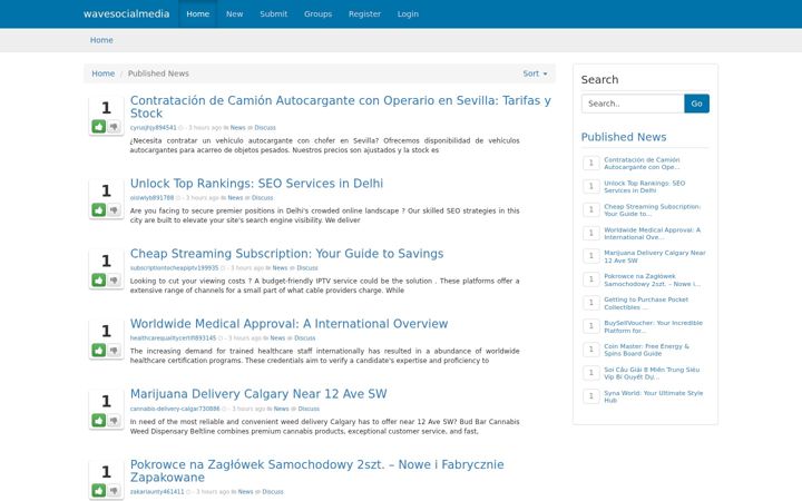 Screenshot of wavesocialmedia.com