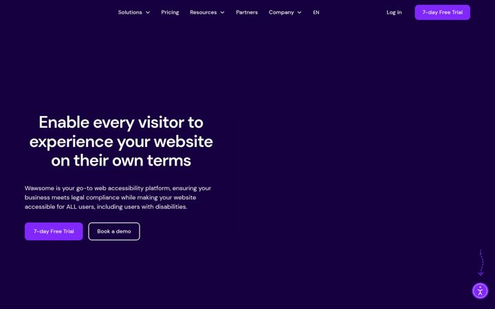 Screenshot of wawsome.com