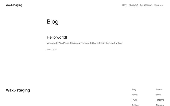 Screenshot of wax5thave.com