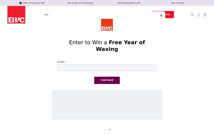 Screenshot of waxcenter.com